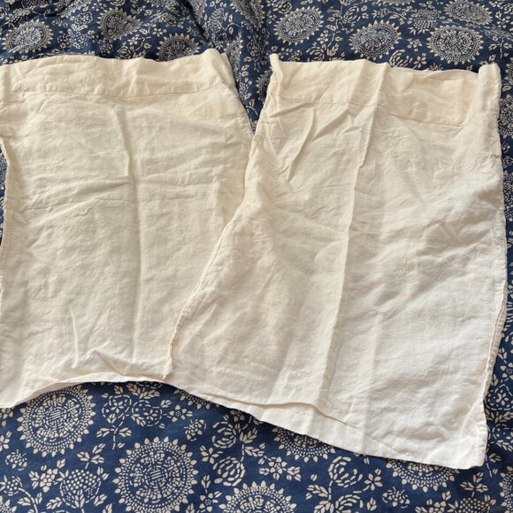 Linoto Linen natural Standard/Queen Pillow Cases (Qty. 2) - Picture 5 of 5